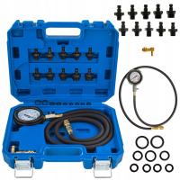 Próbnik ciśnienia oleju Falcon 0-140 PSI 120 cm z 10 adapterami