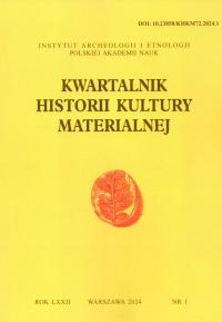 Kwartalnik Historii Kultury Materialnej 72/1 2024