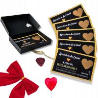 Купоны удовольствия скретч-карты 12 штук для парня девушки День святого Валентина