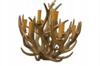 ŻYRANDOL MYŚLIWSKI - LAMPA rogi POROŻE JELEŃ 58X58