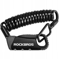 ZAPIĘCIE ROWEROWE NA SZYFR LINKA DO ZABEZPIECZANIA KASKU BLOKADA 120CM KOD