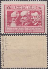 433 B** czerwonokarminowy , pap. y1 , ZL 11 , gw.+opis Jerzy Walocha