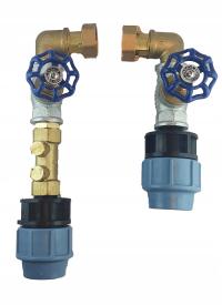 Комплект подключения счетчика воды 3/4 32 скважина