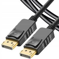 Kabel DisplayPort 1,80 m męski na męski 4K 60Hz