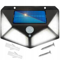 LAMPA SOLARNA CZUJNIK RUCHU ZMIERZCHU 100LED 600lm