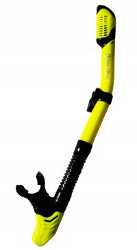 Fajka do nurkowania sucha PiLine Flow Dry żółta