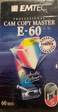 KASETA VIDEO VHS EMTEC E-60