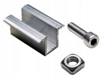 Klema Środkowa U-24 + Śruba + Nakrętka KOMPLET PV 30 mm 32 mm 35 mm 40 mm