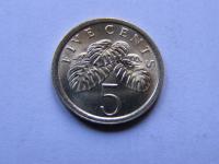 SINGAPUR SINGAPURA 5 CENTS 1988 ROK !!!!!!!!! 1726