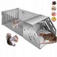 ЛОВУШКА ДЛЯ КРЫС, МЫШЕЙ, ГРЫЗУНОВ, КУНИЦ, КЛЕТКА, ГУМАННАЯ ЛОВУШКА