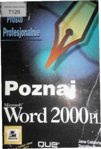 POZNAJ WORD 2000 PL KULTOWY PODRĘCZNIK Z 2000 ROKU ROB KIRKLAND KLASYK QUE