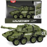 CZOŁG ZABAWKA WOJSKOWA MILITARIA ŚWIATŁO DŹWIĘKI ARMIA W SKALI 1:16