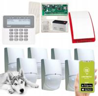 ZESTAW ALARMOWY SATEL PERFECTA-IP 32 ETHERNET APLIKACJA 7 SWAN QUAD PET