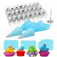 RĘKAW CUKIERNICZY dekorator ciast tortów PREZENT DLA MAMY ZESTAW +GRATIS