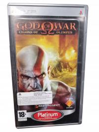 GOD OF WAR CHAINS OF OLYMPUS PSP POLSKA OKŁADKA KOMPLET STAN IDEALNY