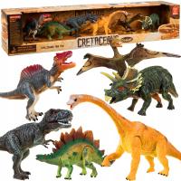 Динозавры большой набор фигурок подвижные фигурки динозавр x 6 парк для детей