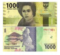 Banknot 1000 Rupii Indonezja 2016 UNC