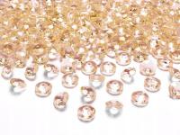 KONFETTI DIAMENTOWE ZŁOTY 12 MM 100 SZT KOMUNIA WESELE ŚLUB CHRZEST IHS