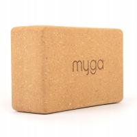 Пробковый блок для йоги myga Cork Block