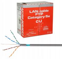 Przewód Kabel Sieciowy LAN RJ45 FTP Ekranowana UTP Skrętka CU Miedź 305m