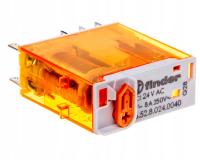 Przekaźnik miniaturowy 2P 8A 24V AC AgNi FINDER 46.52.8.024.0040