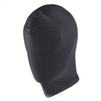 Maska fetyszowa czarna na sesję BDSM