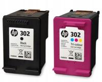 Набор чернил HP 302 F6U66AE f6u65ae черный цвет