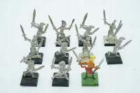 Warhammer Fantasy Battle Wood Elf Wardancers zestaw 11 figurek metal