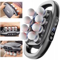 Вибрационный массажер для тела, массажер для спины, массажный пистолет, 8 головок