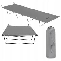 2X Łóżko turystyczne NILS CAMP NC3504 Szary