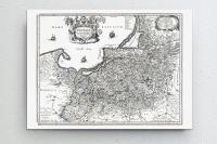 Mapa Prus - Prussia Accurate Descripta - Pruszyński - 1649 - 30x21cm