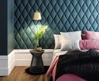 Стеновые панели Подбитый Ромб Изголовье Имеет 23x40