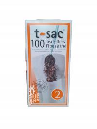 Filtry jednorazowe do herbaty T-sac 2 100 szt