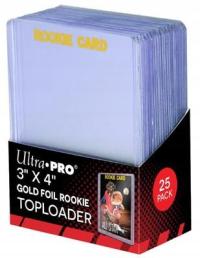 Paczka 25 Toploaderów Ultra Pro: 25 Regular Rookie Gold Toploaders 3