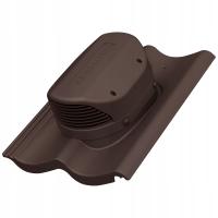 Wywietrznik połaciowy Parotec do dachówki Euronit Profil S - Brąz 8017