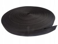 Taśma nośna 10 mm parciana 1,3 mm 10 metrów czarna