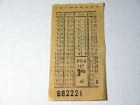 PKS Kuźnica - Jastarnia 1964 rok - PRL - bilet 112