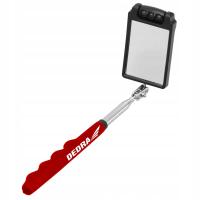 Lusterko inspekcyjne DEDRA 50x70 mm dioda LED, teleskop.320-885 mm, kwadra