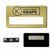 Identyfikator Firmowy z Okienkiem Zapinka Magnetyczna - Grawer Laserowy