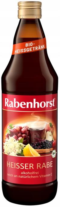 GRZANIEC BEZALKOHOLOWY JABŁKO - CZARNY BEZ - MIÓD BIO 750 ml - RABENHORST