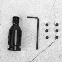 ADAPTER DRĄŻKA GAŁKI ZMIANY BIEGÓW M12X1,25 UNIWERSALNY CZARNY