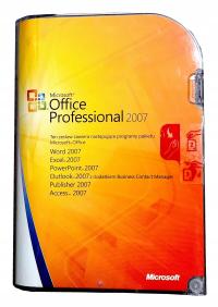 Microsoft MsOffice Professional 2007 BOX [PL] 1 PC / licencja wieczysta BOX