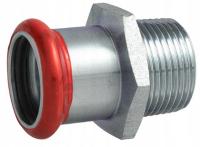 NYPEL ZAPRAS PRZEJŚCIOWY 28x1 GZ PRESS VESBO ZŁĄCZKA PROSTA STAL WĘGLOWA