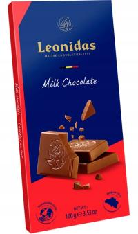 Leonidas – Mleczna czekolada 30% kakao (100 g) BEZ OLEJU PALMOWEGO