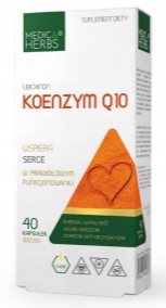 Koenzym Q10 Ubichinon 40kaps.100 mg MEDICA HERBS