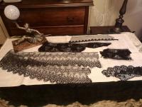 RĘCZNE KORONKI, OZDOBNE TAŚMY XIX / XX W.