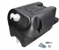 Zbiornik na wodę czarny z kranikiem i dozownikiem