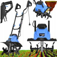 КУЛЬТИВАТОР 36CM ЭЛЕКТРИЧЕСКОГО КУЛЬТИВАТОРА МОЩНЫЙ ГИГАНТСКИЙ ДЛЯ УПЛОТНЕННОЙ ПОЧВЫ