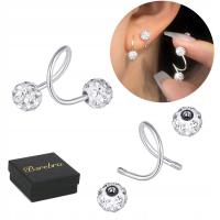 925 пробы серебряные серьги с кубическим цирконием серебряные серьги-гвоздики женские серьги