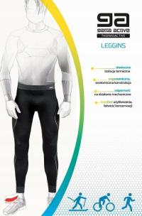 GATTA Leggings Thermo Basic Blanc k.Black-Grey
